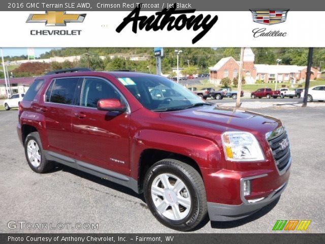 2016 GMC Terrain SLE AWD in Crimson Red Tintcoat