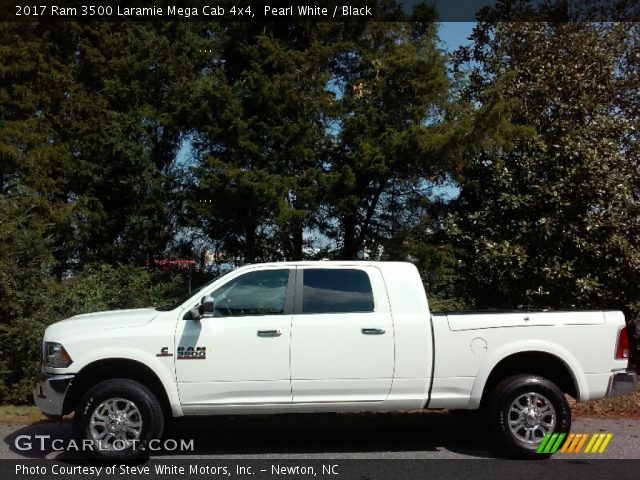 2017 Ram 3500 Laramie Mega Cab 4x4 in Pearl White