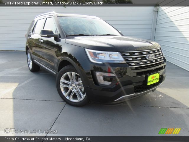 2017 Ford Explorer Limited in Shadow Black