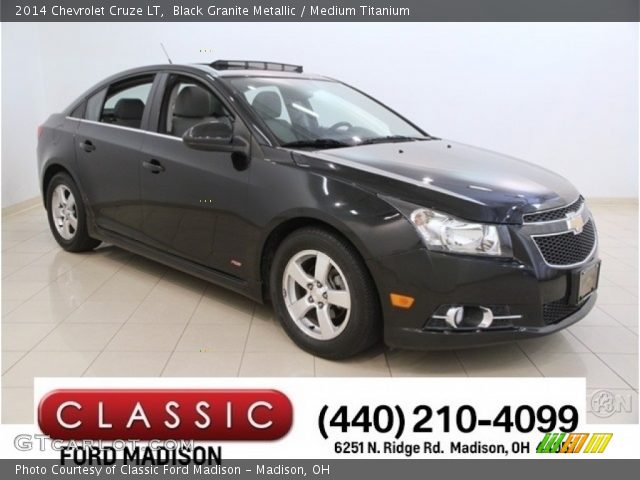 2014 Chevrolet Cruze LT in Black Granite Metallic