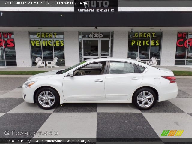 2015 Nissan Altima 2.5 SL in Pearl White