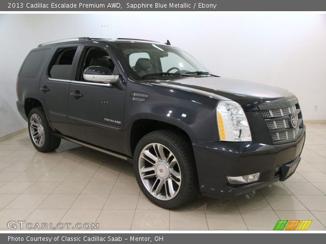 2013 Cadillac Escalade Premium AWD in Sapphire Blue Metallic