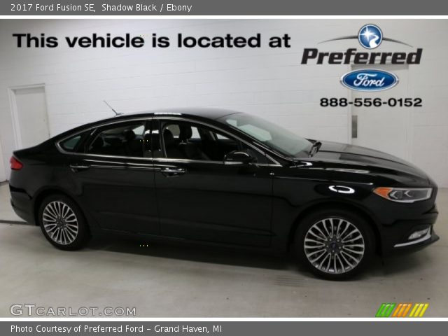2017 Ford Fusion SE in Shadow Black