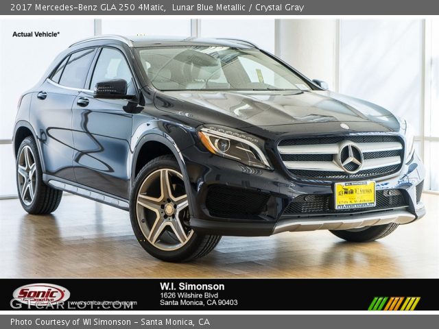 2017 Mercedes-Benz GLA 250 4Matic in Lunar Blue Metallic