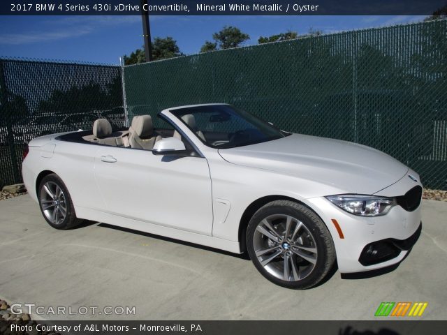 2017 BMW 4 Series 430i xDrive Convertible in Mineral White Metallic