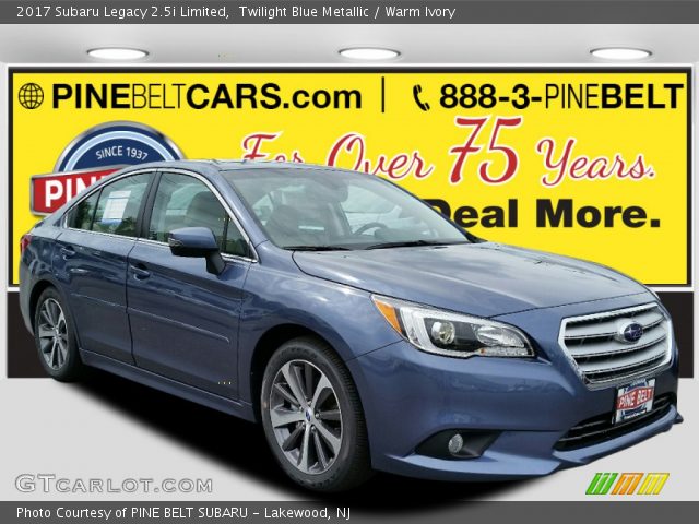 2017 Subaru Legacy 2.5i Limited in Twilight Blue Metallic