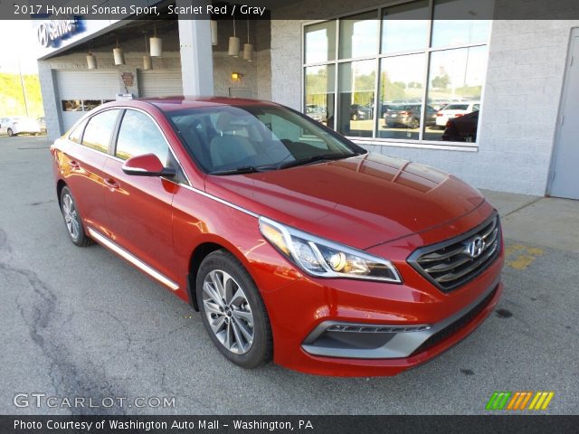 2017 Hyundai Sonata Sport in Scarlet Red