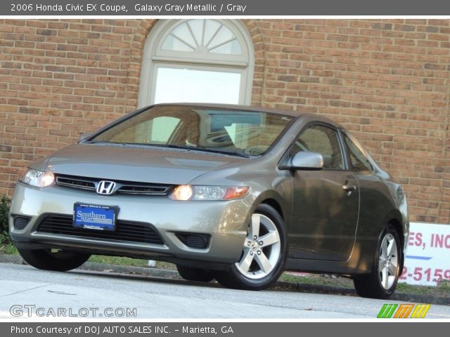 2006 Honda Civic EX Coupe in Galaxy Gray Metallic