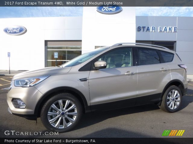 2017 Ford Escape Titanium 4WD in White Gold