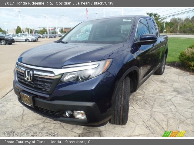 2017 Honda Ridgeline RTS in Obsidian Blue Pearl