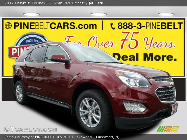 2017 Chevrolet Equinox LT in Siren Red Tintcoat