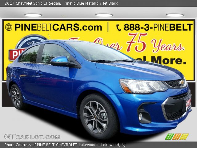 2017 Chevrolet Sonic LT Sedan in Kinetic Blue Metallic