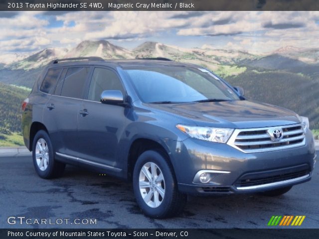 2013 Toyota Highlander SE 4WD in Magnetic Gray Metallic