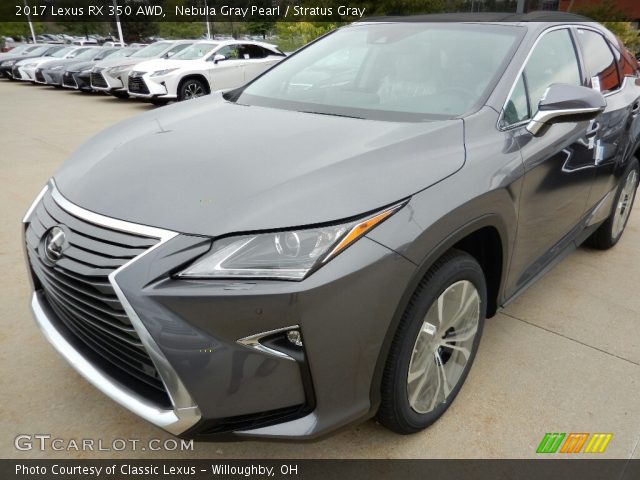 2017 Lexus RX 350 AWD in Nebula Gray Pearl