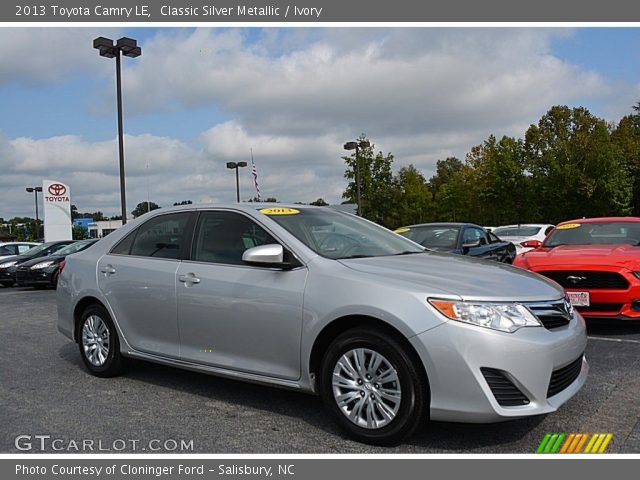 2013 Toyota Camry LE in Classic Silver Metallic