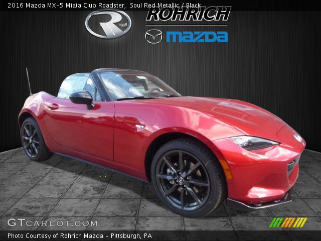 2016 Mazda MX-5 Miata Club Roadster in Soul Red Metallic