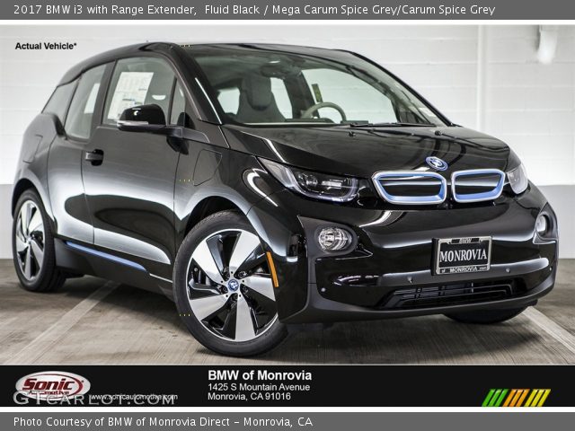 2017 BMW i3 with Range Extender in Fluid Black