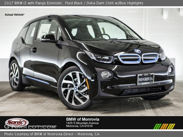 2017 BMW i3 with Range Extender in Fluid Black