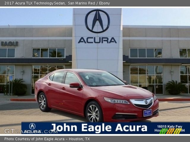 2017 Acura TLX Technology Sedan in San Marino Red