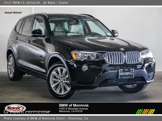 2017 BMW X3 xDrive28i in Jet Black