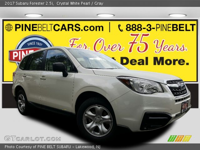 2017 Subaru Forester 2.5i in Crystal White Pearl