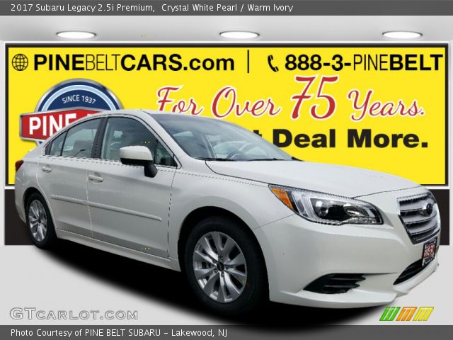 2017 Subaru Legacy 2.5i Premium in Crystal White Pearl