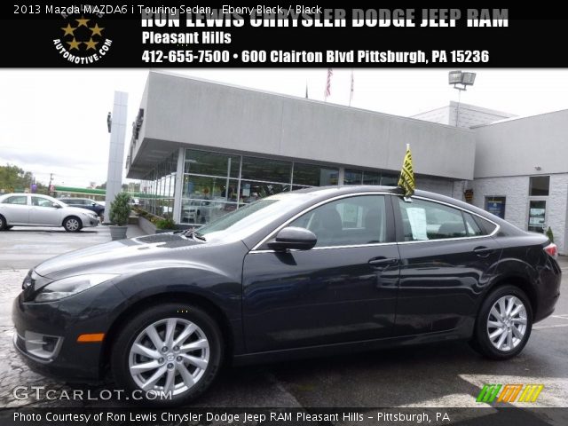 2013 Mazda MAZDA6 i Touring Sedan in Ebony Black