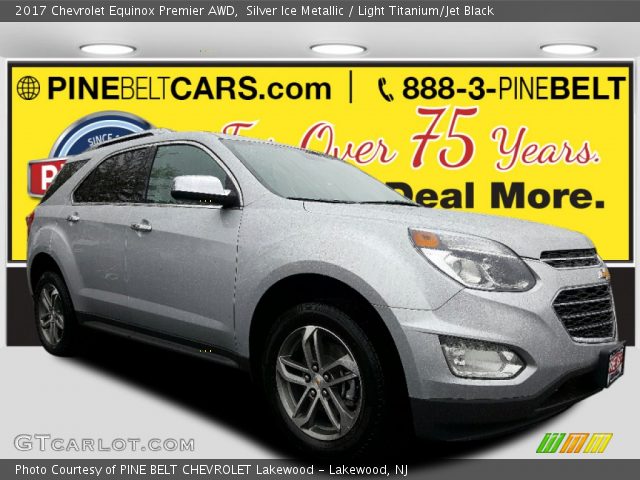 2017 Chevrolet Equinox Premier AWD in Silver Ice Metallic