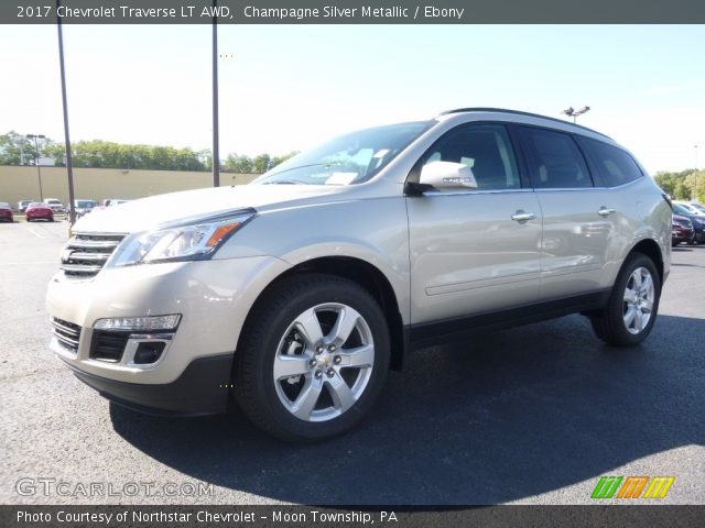 2017 Chevrolet Traverse LT AWD in Champagne Silver Metallic