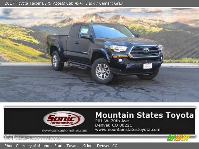 2017 Toyota Tacoma SR5 Access Cab 4x4 in Black