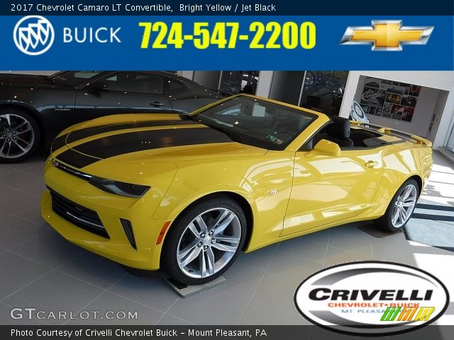 2017 Chevrolet Camaro LT Convertible in Bright Yellow