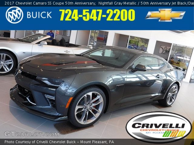 2017 Chevrolet Camaro SS Coupe 50th Anniversary in Nightfall Gray Metallic