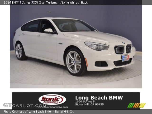 2016 BMW 5 Series 535i Gran Turismo in Alpine White