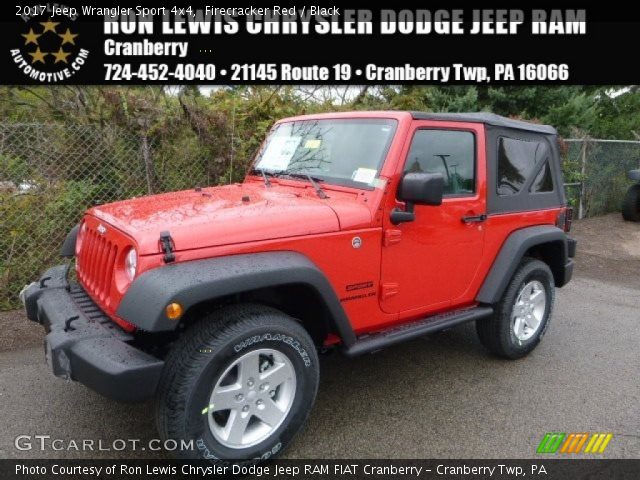2017 Jeep Wrangler Sport 4x4 in Firecracker Red