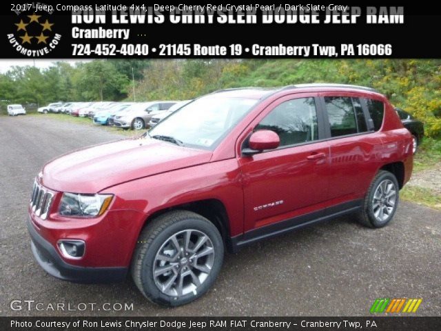 2017 Jeep Compass Latitude 4x4 in Deep Cherry Red Crystal Pearl