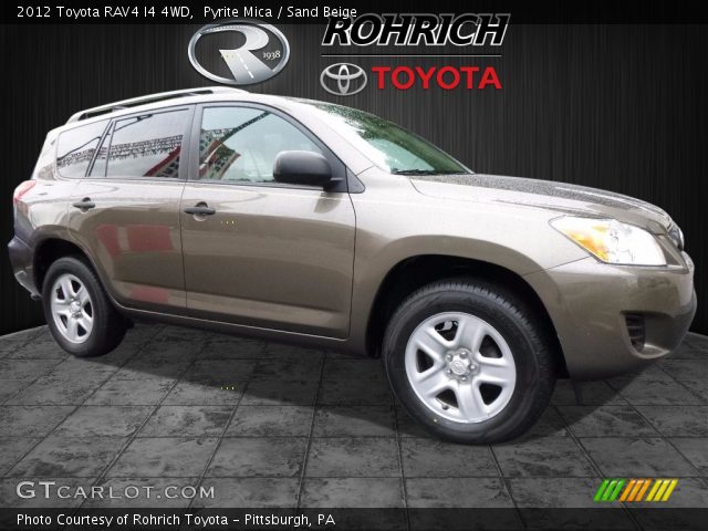 2012 Toyota RAV4 I4 4WD in Pyrite Mica