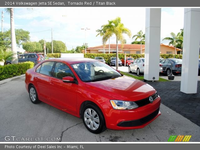 2014 Volkswagen Jetta SE Sedan in Tornado Red