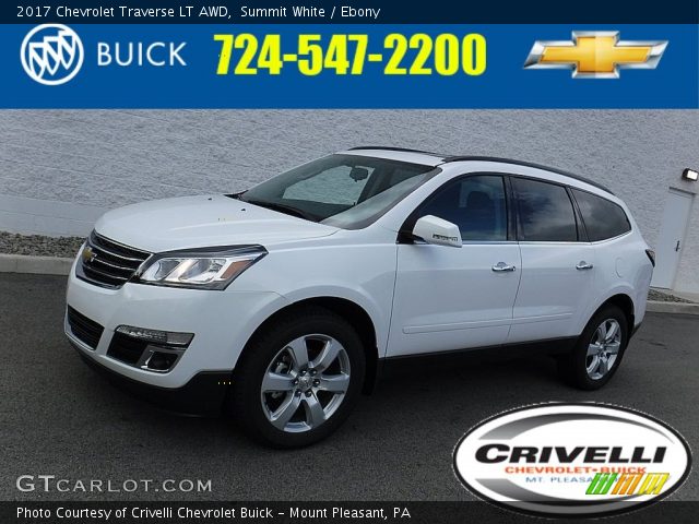 2017 Chevrolet Traverse LT AWD in Summit White