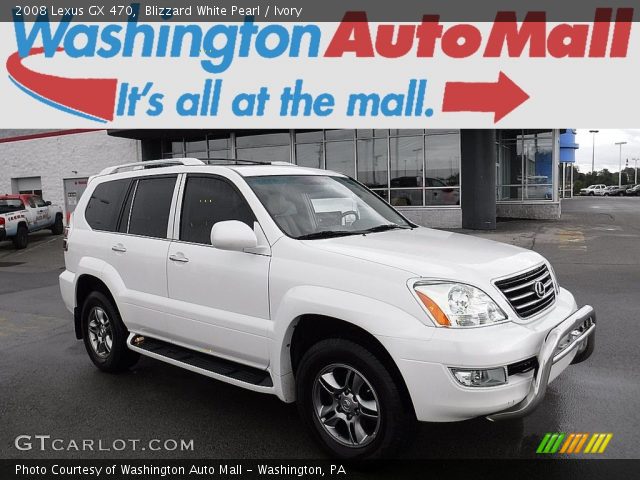 2008 Lexus GX 470 in Blizzard White Pearl