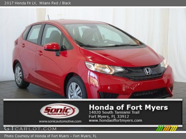 2017 Honda Fit LX in Milano Red