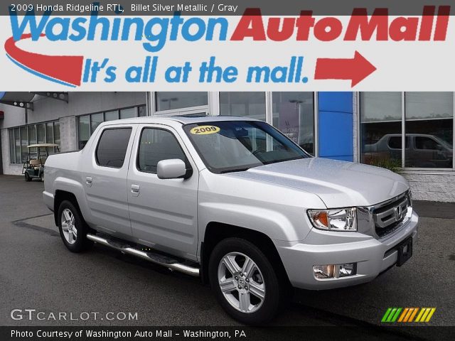 2009 Honda Ridgeline RTL in Billet Silver Metallic