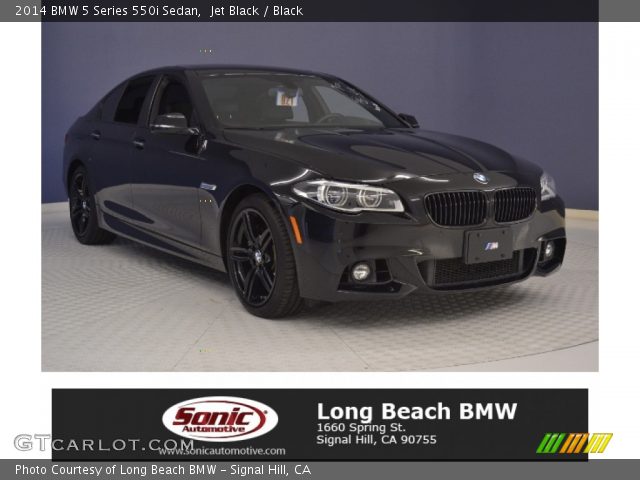 2014 BMW 5 Series 550i Sedan in Jet Black