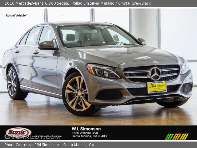 2016 Mercedes-Benz C 300 Sedan in Palladium Silver Metallic