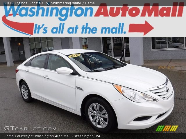 2012 Hyundai Sonata GLS in Shimmering White