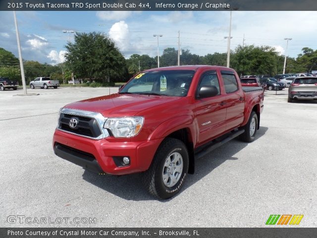 2015 Toyota Tacoma TRD Sport Double Cab 4x4 in Inferno Orange