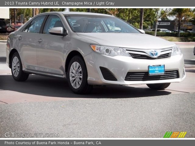 2013 Toyota Camry Hybrid LE in Champagne Mica