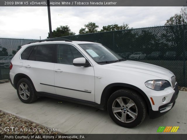 2009 BMW X5 xDrive48i in Alpine White