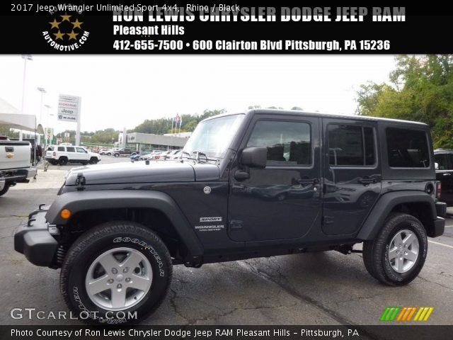 2017 Jeep Wrangler Unlimited Sport 4x4 in Rhino