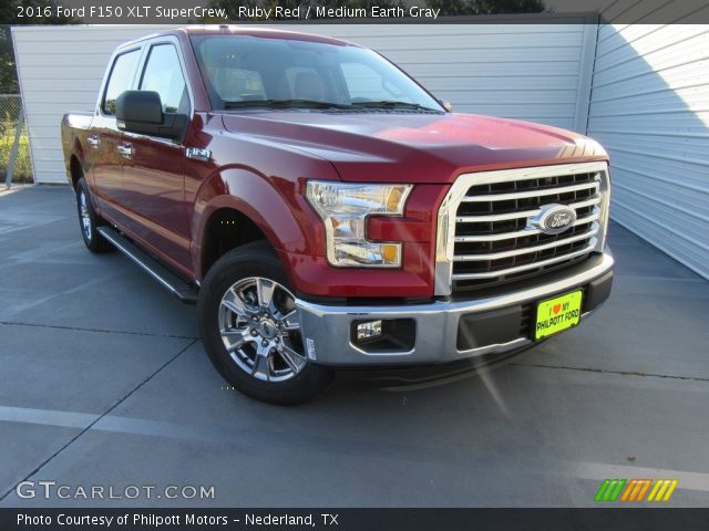 2016 Ford F150 XLT SuperCrew in Ruby Red