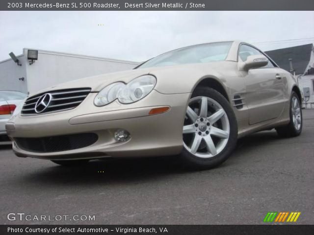 2003 Mercedes-Benz SL 500 Roadster in Desert Silver Metallic